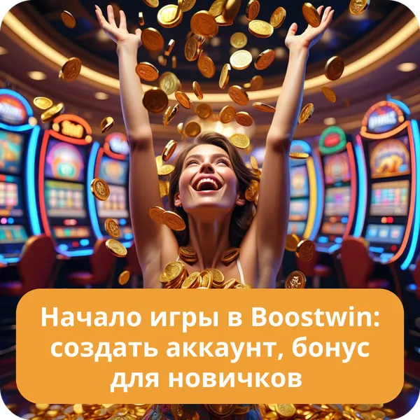 Начало игры в Boostwin: создать аккаунт, бонус для новичков